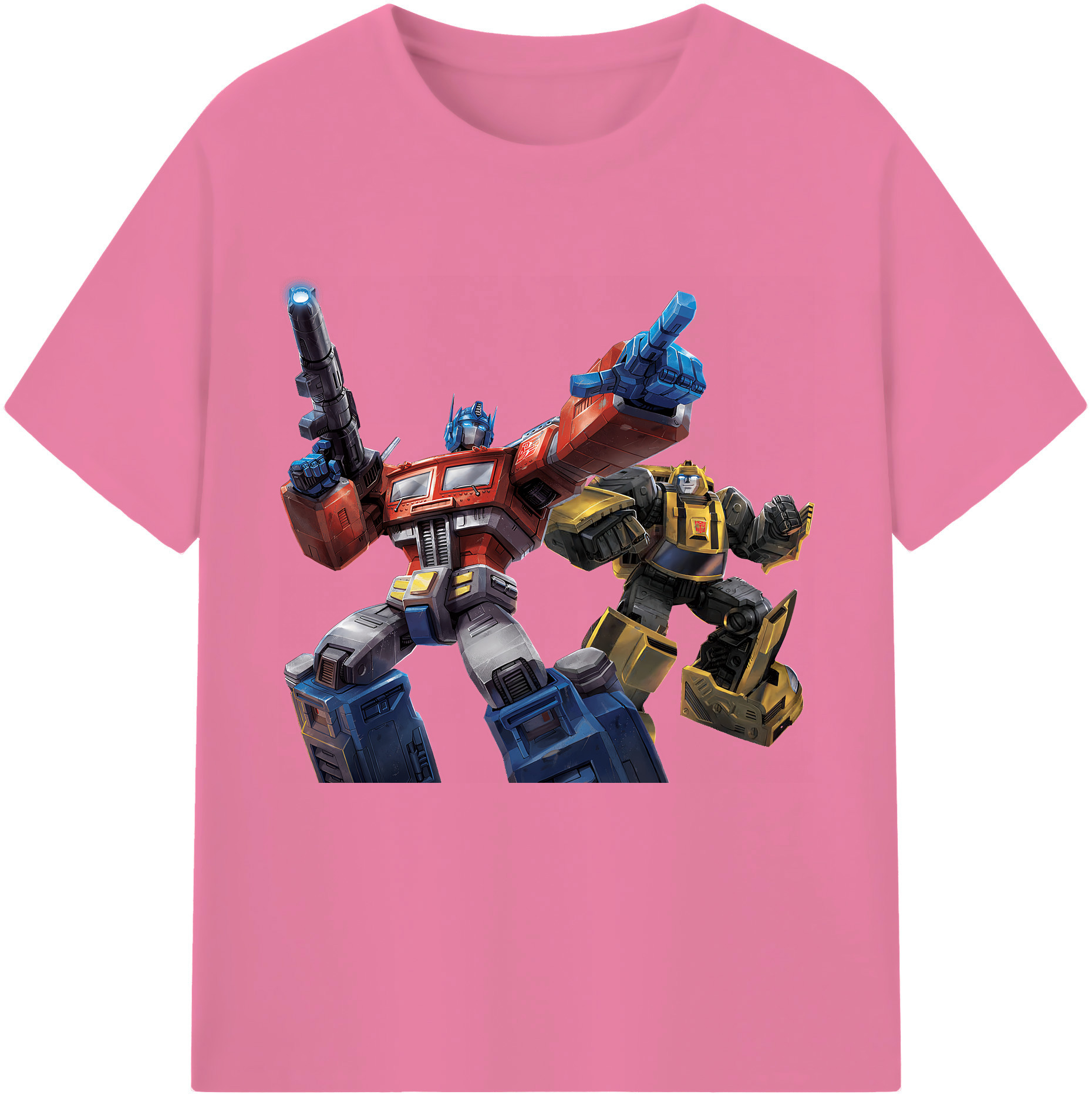 （画像用） Transformers トランスフォーマー 綿100％半袖Tシャツ（フロントプリント）